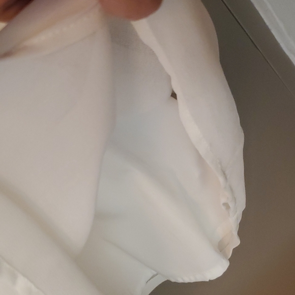 Forever Twenty One white and silver top - Picture 4 of 5